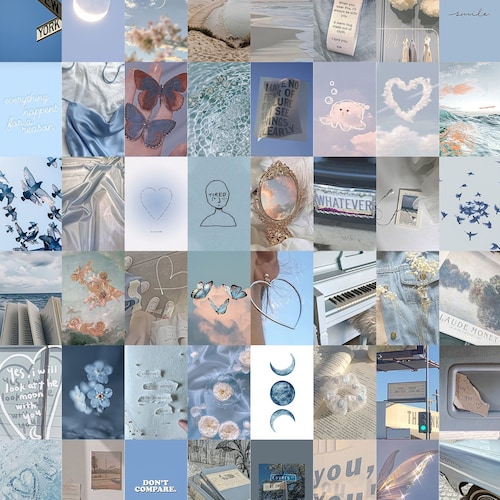 Ocean Blues Wall Collage Kit digital Download Photo Wall - Etsy