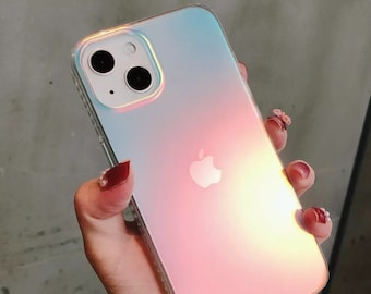 Jolie coque de téléphone transparente au laser mat 15 Pro Max 14 Pro 13 12 Mini 11 coque pour iPhone 15 14 13 12 11 iPhone Xr XS Max X 8 SE