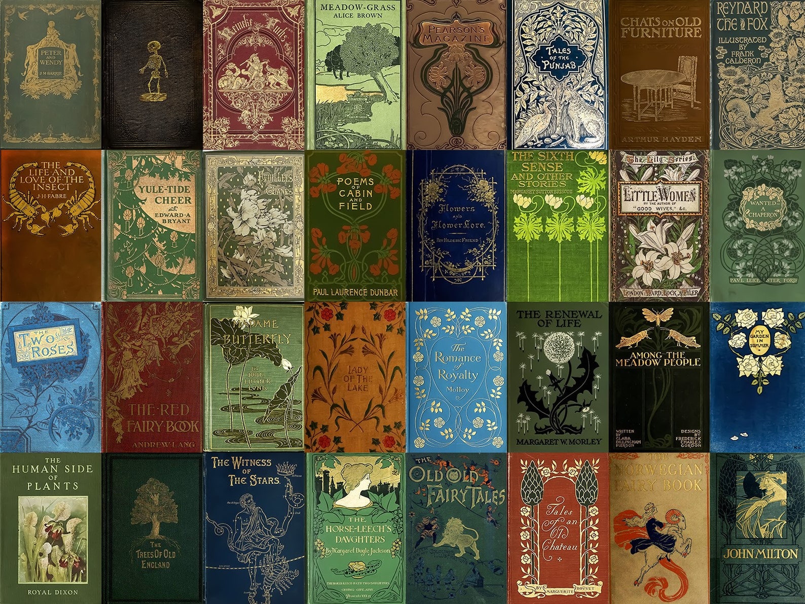 Vintage Book Covers Wall Collage Kit Digital Collage Kit Etsy