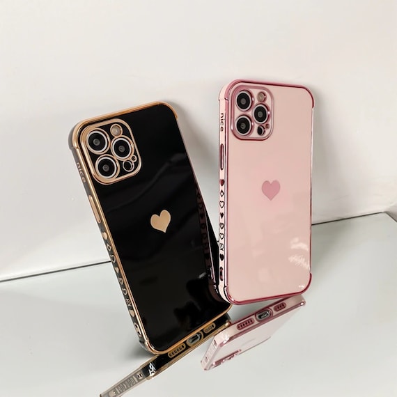 Luxury Pink Flower Square Case w/Holder For iPhone 12 Pro Max 11 XS Max XR  6 7 8