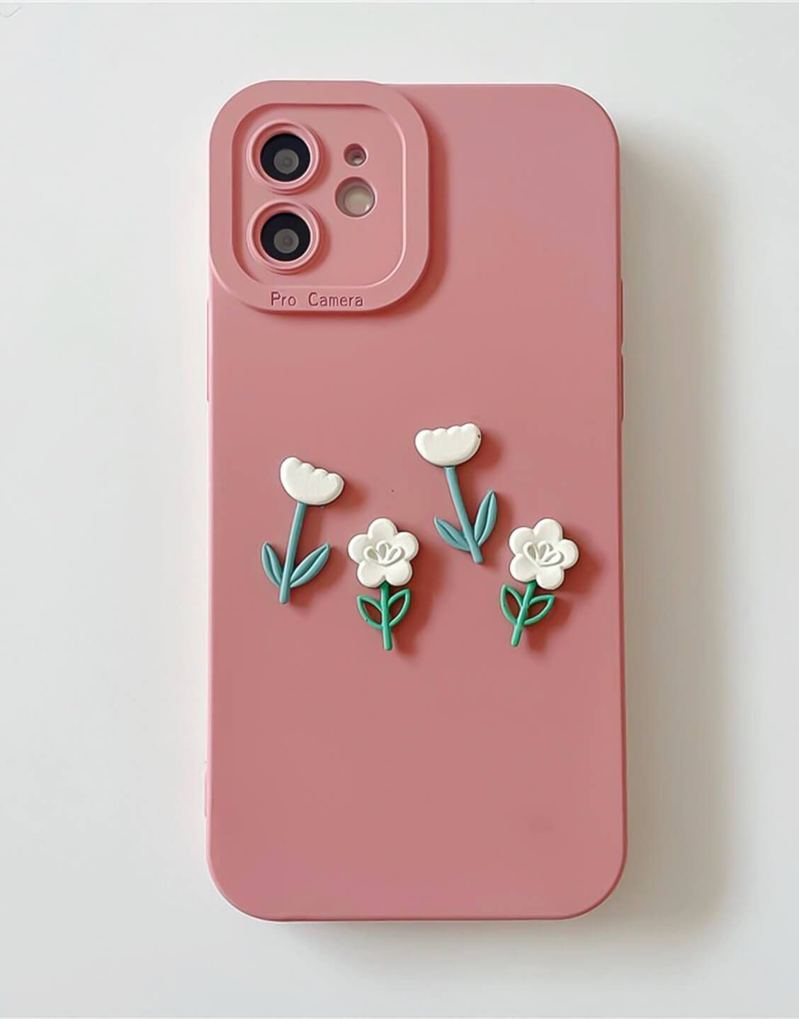 Cute 3d Flower Protective Case Iphone Case Iphone 13 12 11 Pro Etsy Uk