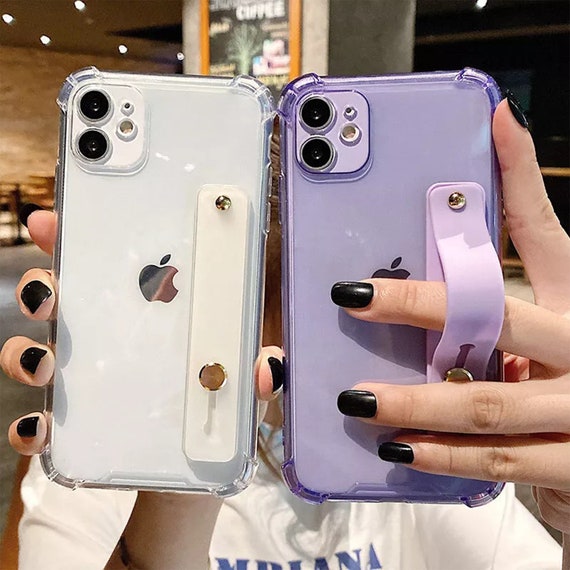 Fashion Letter Phone For iPhone 15 14 13 12 11 Pro Max Mini X XR XS MAX  SE20 8 7 6S Plus Silicone Cases with Hand Supreme Strap