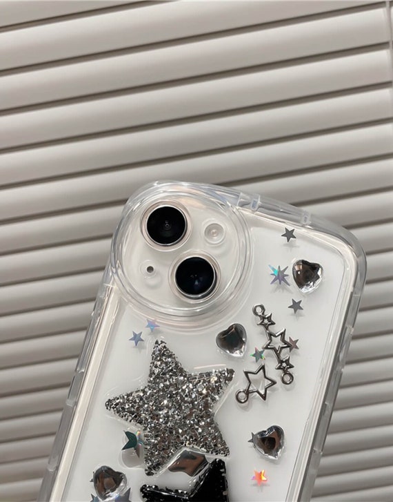 Y2k Hot Stars Phone Case for 14 13 12 11 Pro XS Max X XR Glitter Soft Case  iPhone 14 13 12 11 Case Cute Phone Case Aesthetic Kawaii Case 