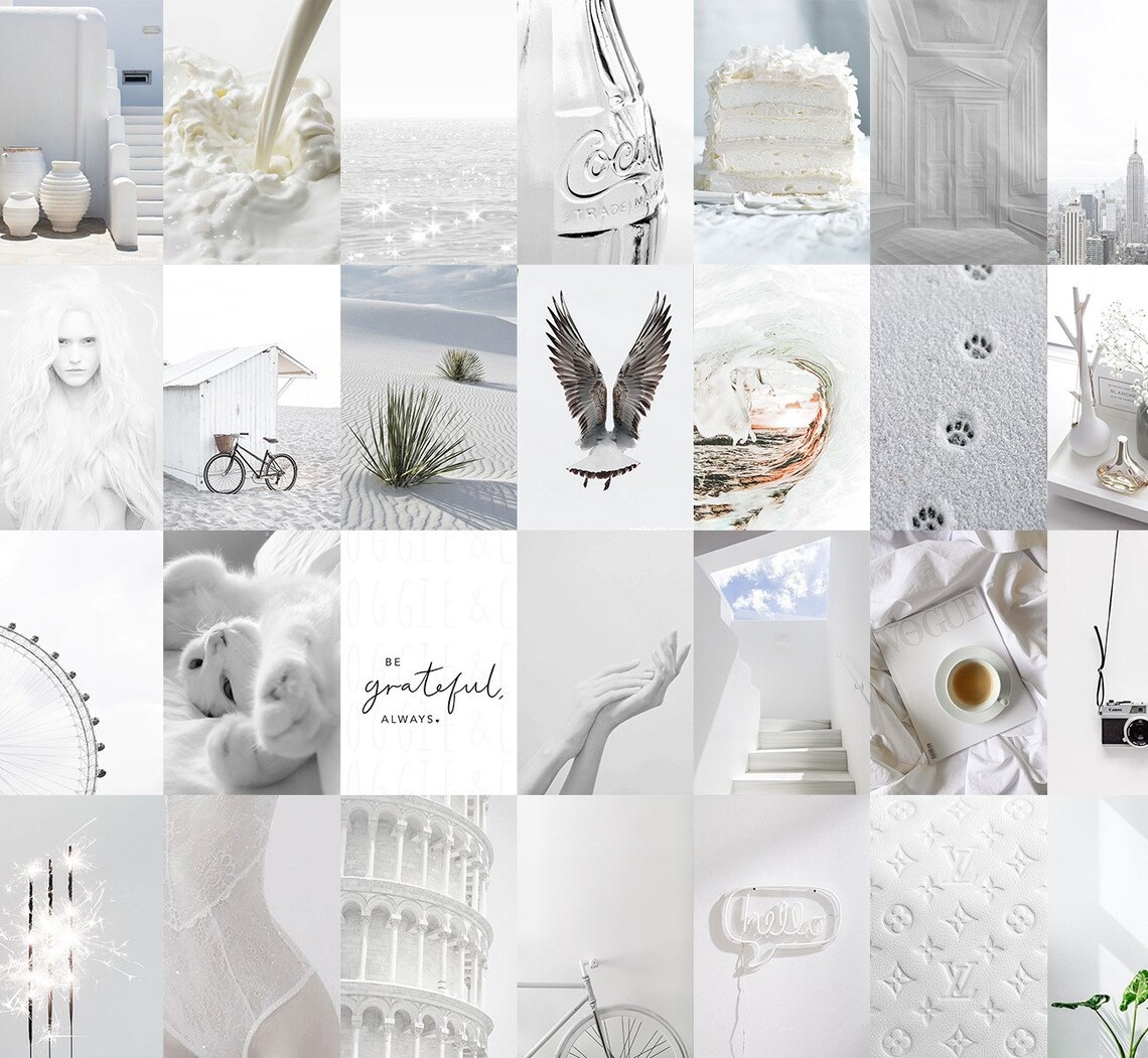 WALL COLLAGE KIT White Wall Collage Kit Neutral Wall Etsy