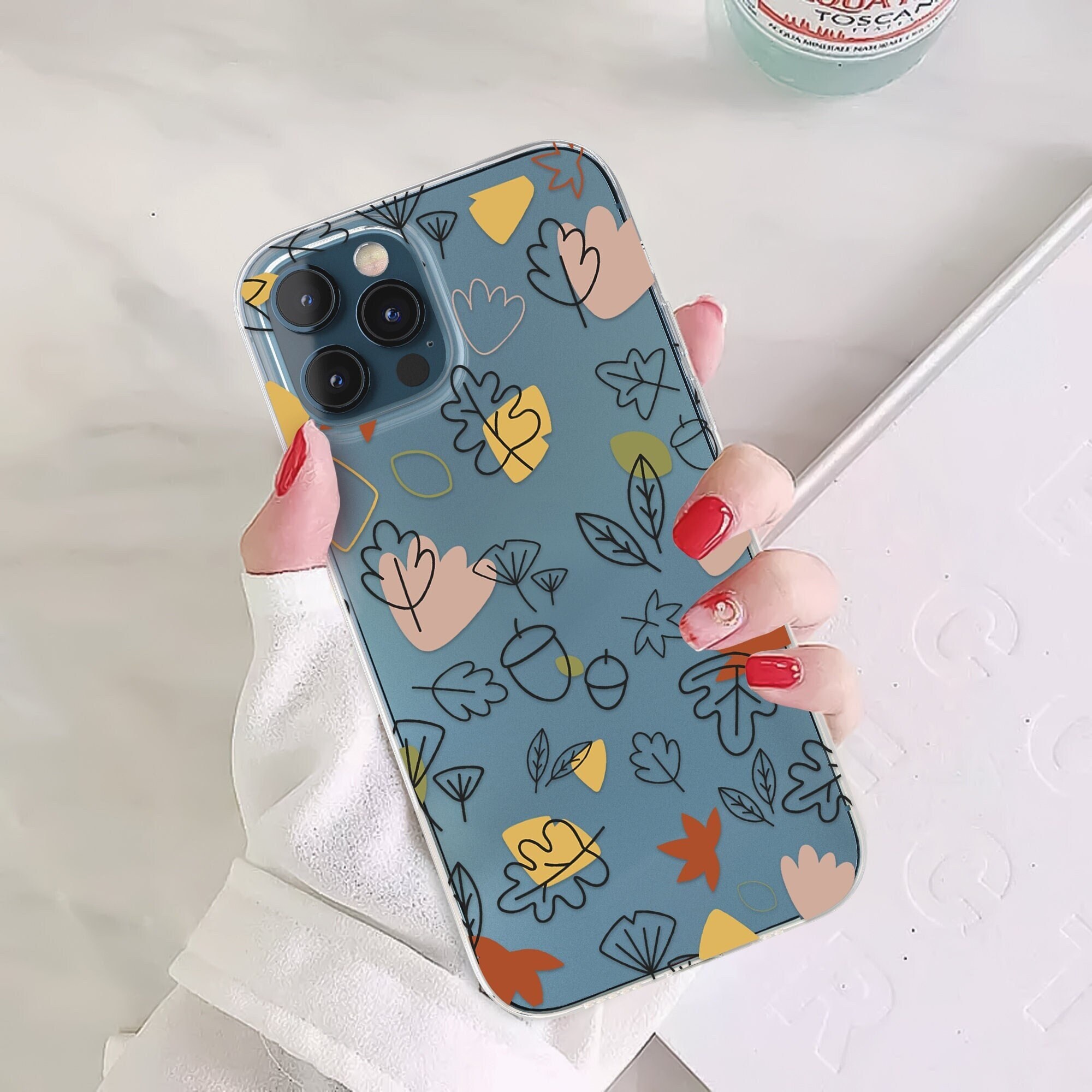 Floral Autumn Aesthetic Iphone 13 12 11 Pro Max Case Iphone 13 Etsy