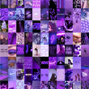 PURPLE WALL COLLAGE Wall Collage Kit Photo Wall Collage - Etsy