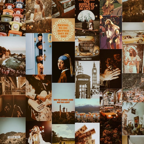 Vintage Collage Background