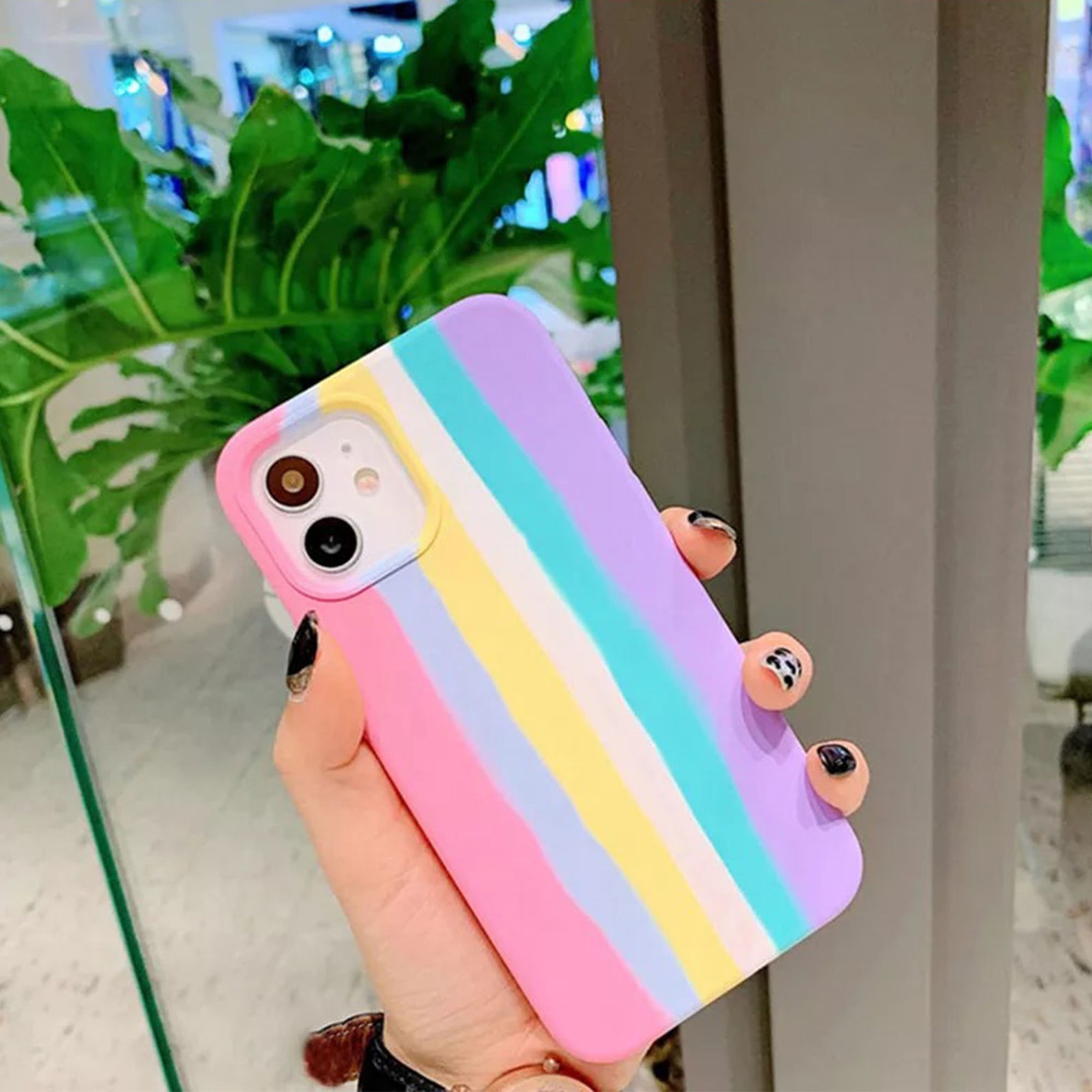 Indie Rainbow Phone Case iPhone 12 11 Pro Max case iPhone 12 | Etsy