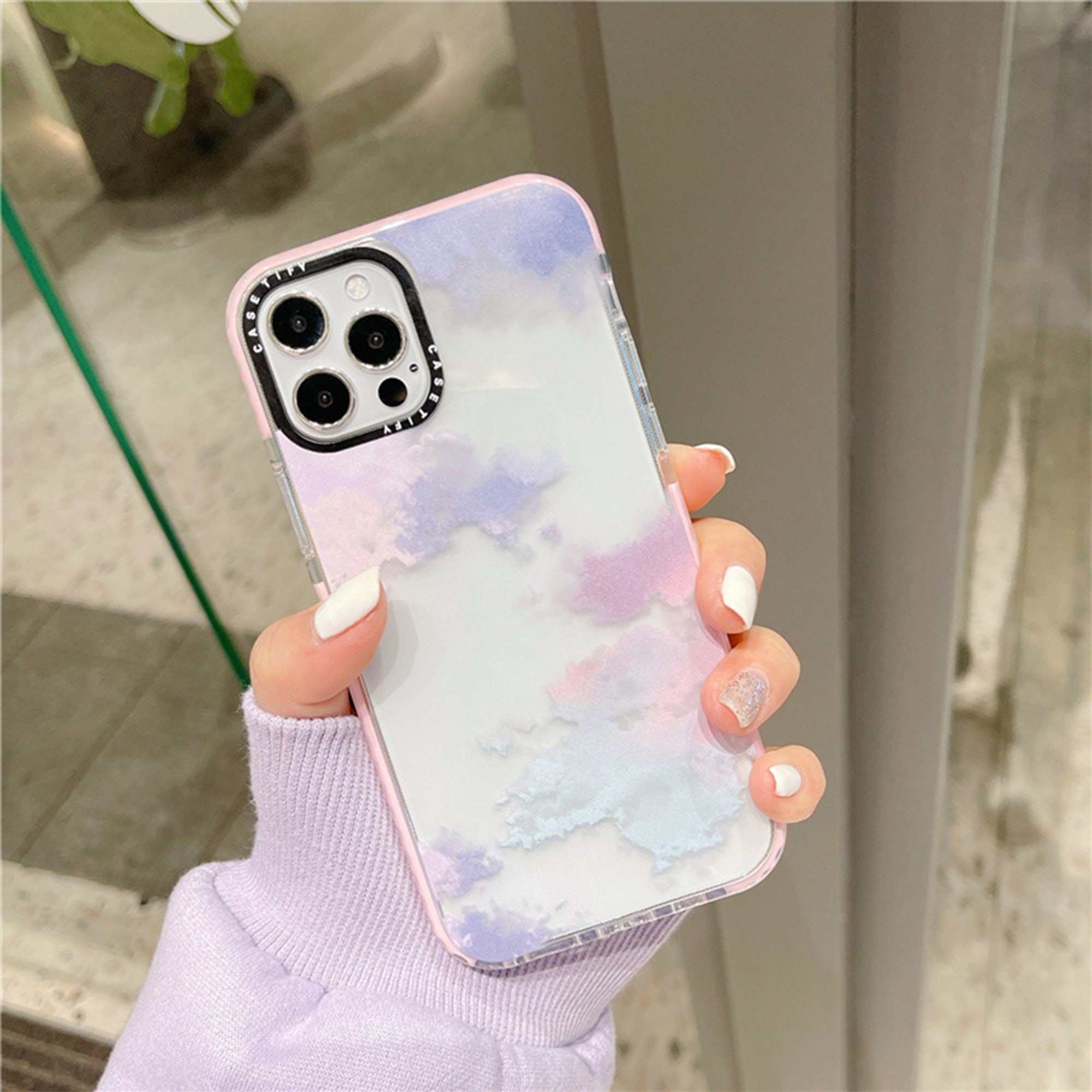 Pretty Cloud Clear Phone Case Iphone 13 12 11 Pro Max Case Etsy Canada