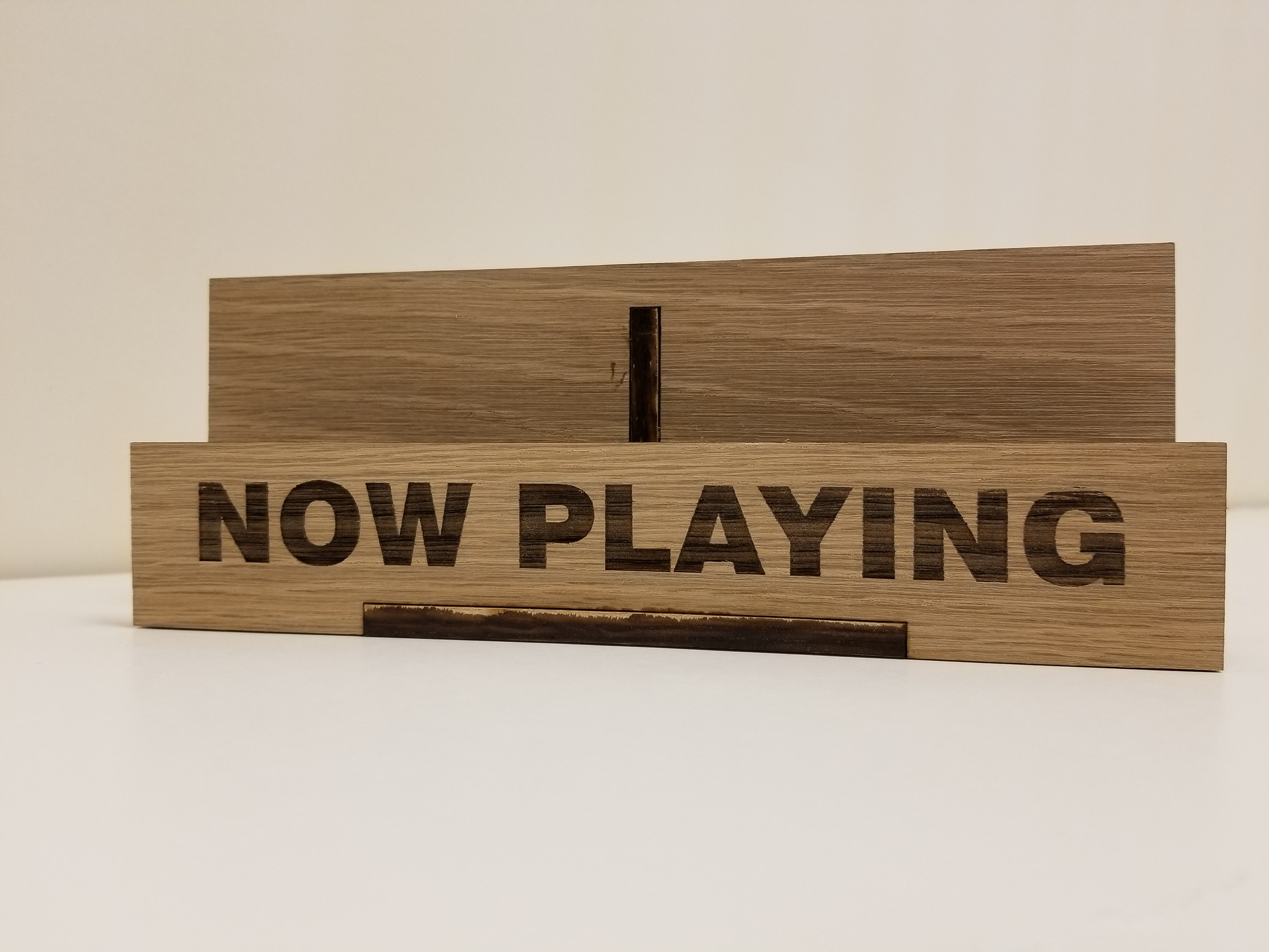 Now Playing Display Stand Vinyl Record Table Top Display Etsy