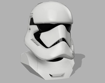 3D Printable Stand for FO Stormtrooper Helmet