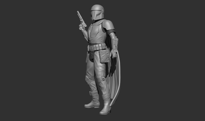 3D Printable custom Mandalorian figure image 7