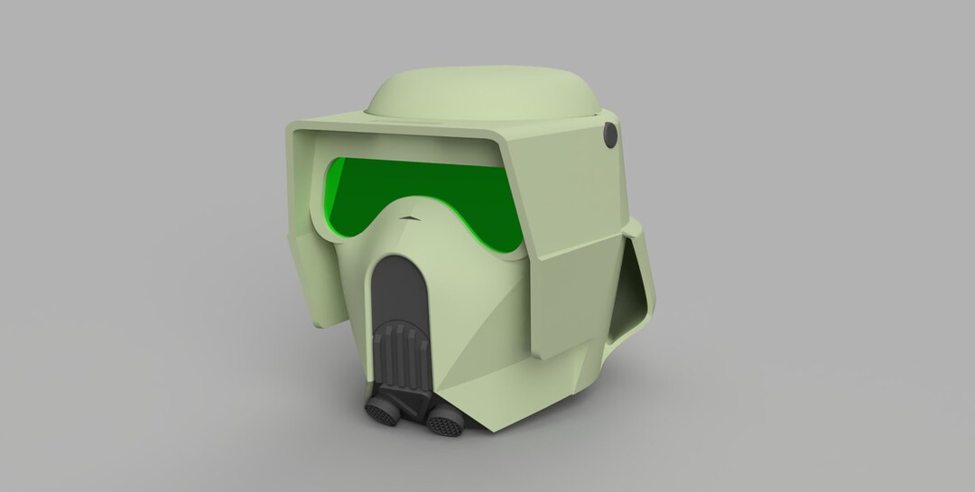 3D Printable, Wearable Helmet Inspired by the Clone Scout - Etsy