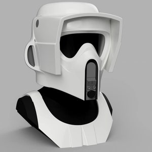 3D Printable stand for Scout Trooper Helmet