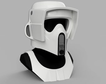 Support imprimable 3D Scout Trooper casque