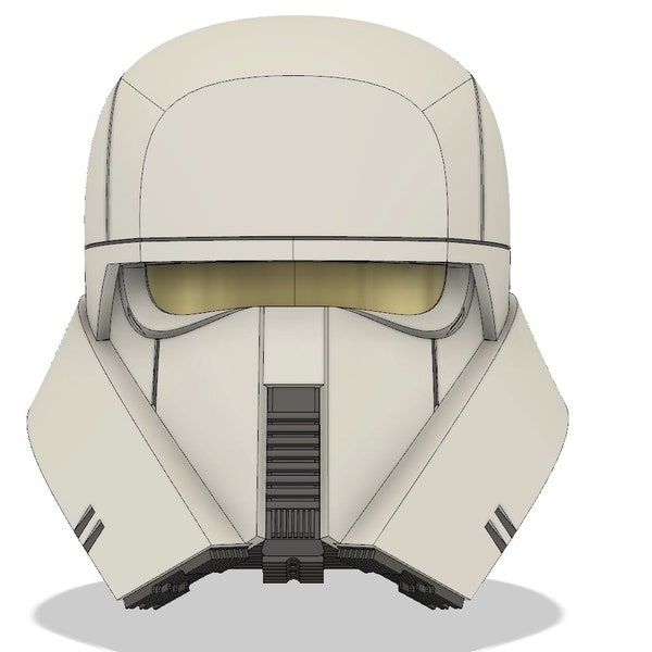 3D Printable helmet inspired by the Range Trooper