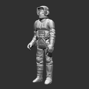 3D Printable Life Sized action figure inspired by vintage Biker Scout