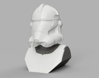 Support imprimable 3D Clone Trooper casque