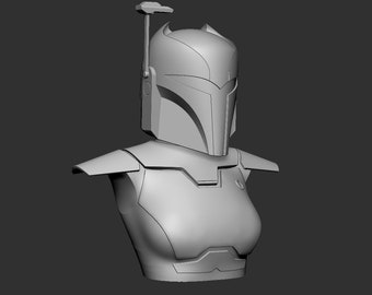 Support imprimable 3D pour casque inspiré Ursa Wren