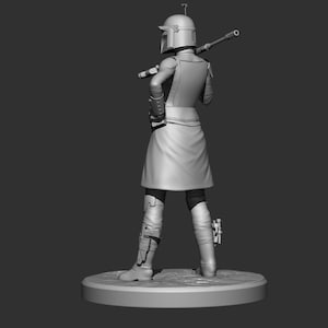 3D Printable custom Mandalorian figure image 4