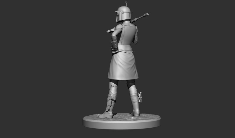 3D Printable custom Mandalorian figure image 4