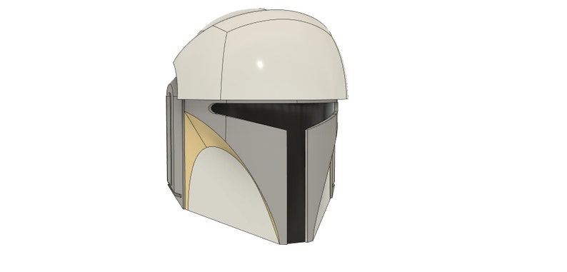3D printable helmet inspired by Rebels Mandalorians