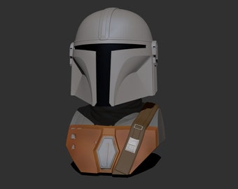 Stand imprimable 3D pour Le casque Mandalorian