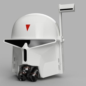 3D printable helmet inspired by Concept Boba Fett - Alternate Version