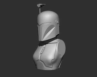 3D Printable stand for generic female Mando