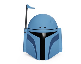 casque imprimable 3D inspiré animé Boba Fett