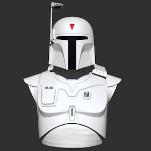 Soporte imprimible 3D para concept Boba Fett Helmet