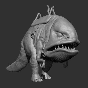 3D Printable Figure inspired by the Blurrg