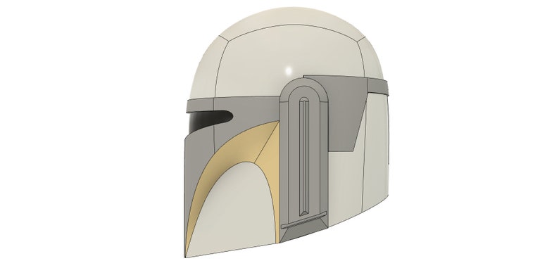 3D printable helmet inspired by Rebels Mandalorians