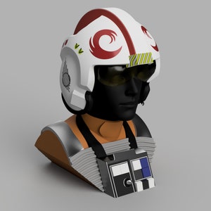 3D Printable stand for Rebel Pilot helmet