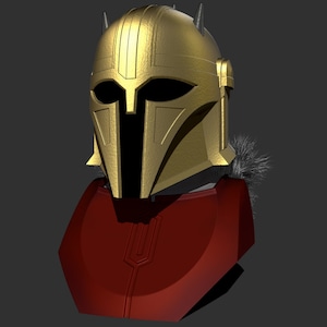 3D Printable stand for The Armorer helmet