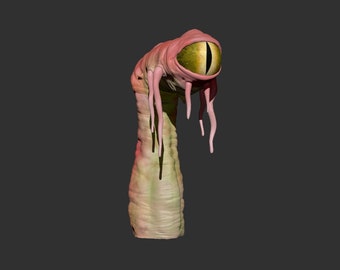 3D Printable Garbage Monster Eye Stalk