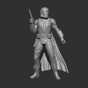 3D Printable custom Mandalorian figure image 6