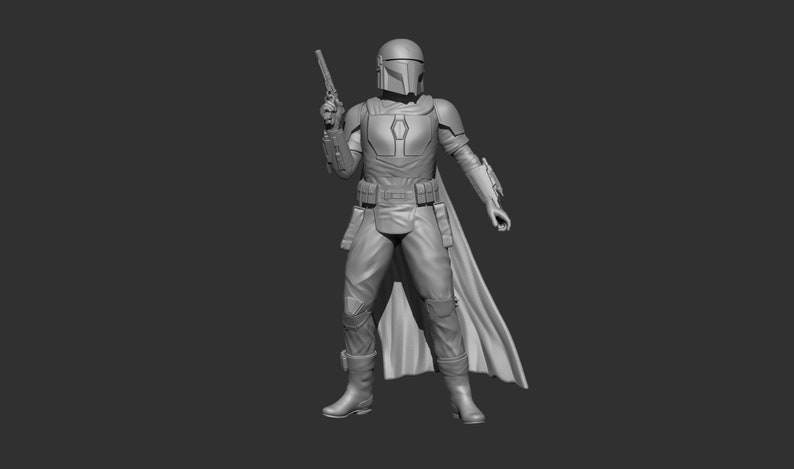 3D Printable custom Mandalorian figure image 6