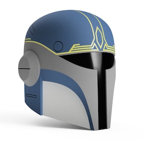 3D printable helmet inspired by Fenn Rau