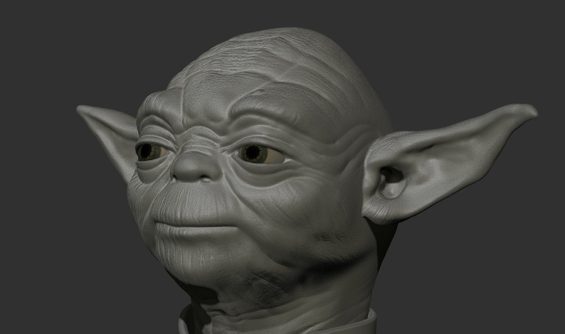 Life Sized 3D Printable Action Figure Inspired by Master Yoda | Etsy