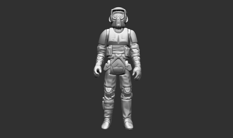 3D Printable Life Sized Action Figure Inspired by Vintage - Etsy