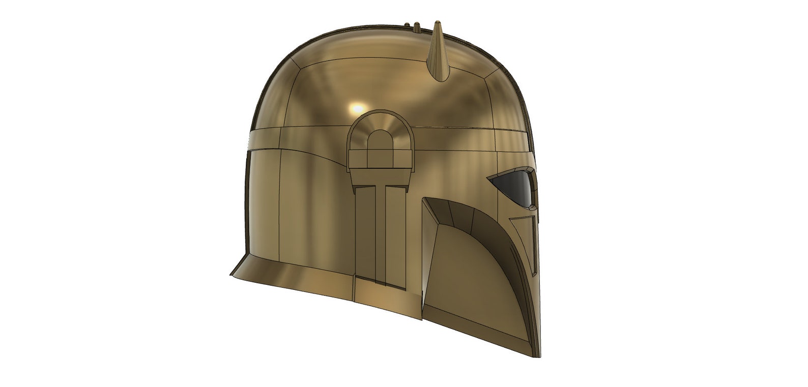 3D Printable Helmet Inspired by the Armorer | Etsy
