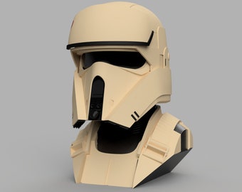 Support d’affichage imprimable 3D pour casques Shoretrooper, Deathtrooper ou Tank Trooper