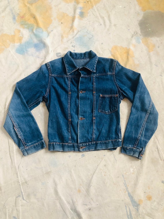 RARE Vintage 1940s Type 1 Pleated Front Selvedge D