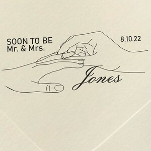 WEDDING STAMP | PERSONALIZED Wedding Stamps | Forever Stamps | Wedding Welcome Stamp | Self Inking Stamp | Soon to Be | Wedding Rubber Stamp