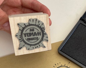 BUSINESS STAMP, Custom Logo Stamp, Rubber Stamps, Handmade Wood Stamp, Personalized Stamp, Custom  Stamp With Logo