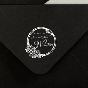 WEISSER INK STEMPEL, Hochzeitsstempel, Hochzeitsstempel, selbstfärbender Stempel, bald sein Herr und Frau, Danke Stempel, Hochzeit Willkommen