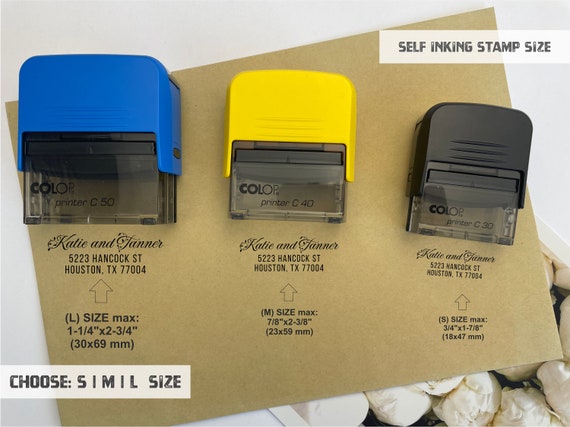 Custom Self Inking Stamp : Modern Art Stamps