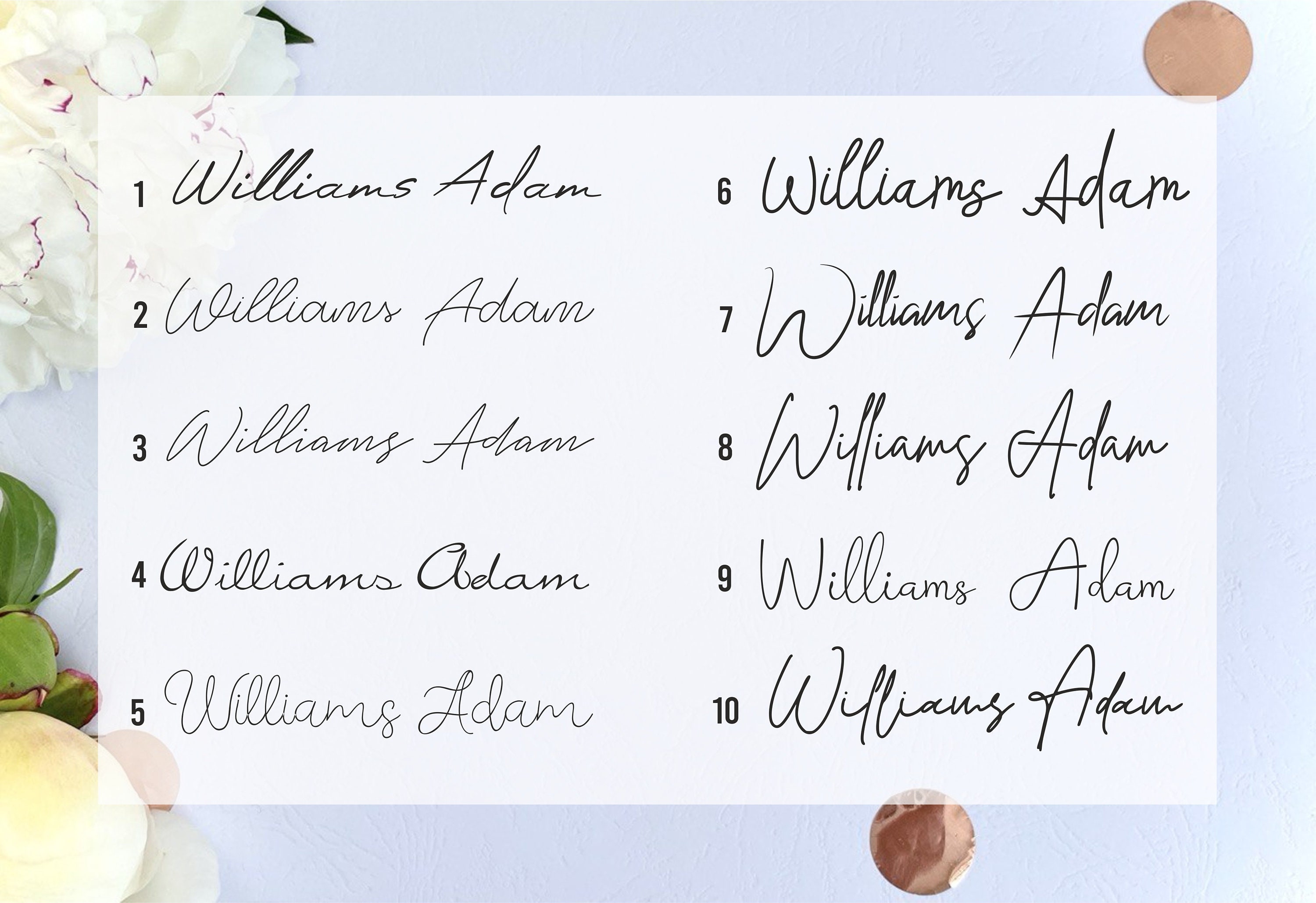 Digital Name Design Personalized Digital Signature: Custom Name Design (PDF, PNG, JPEG) - Etsy