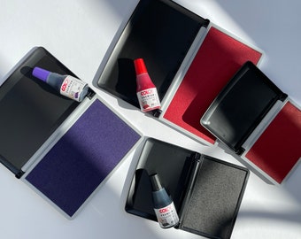 Almohadilla de tinta Colop: tinta a base de agua para sellos de goma